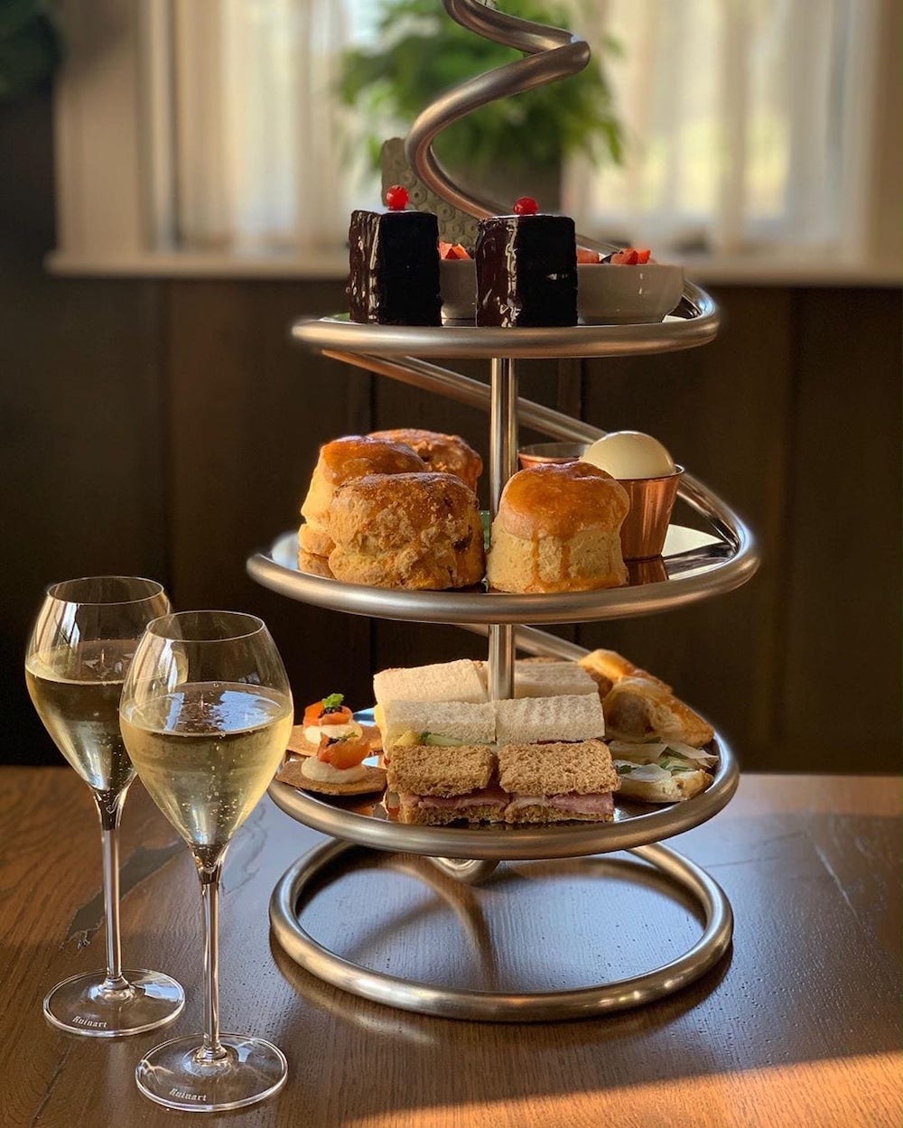 Win champagne afternoon tea for four at Hurley House Hotel, worth £200