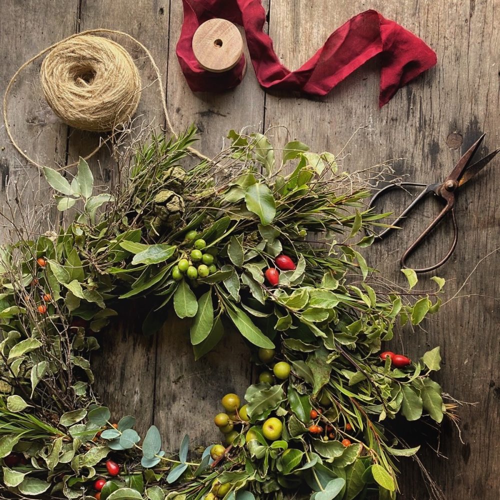 Cracking Cornish Christmas Wreath Workshops 2023 | Muddy Stilettos