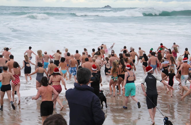 Festive swims around Cornwall for Christmas and New Year