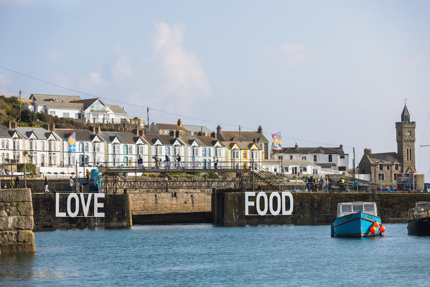 harbour Porthleven Food Festival Cornwall