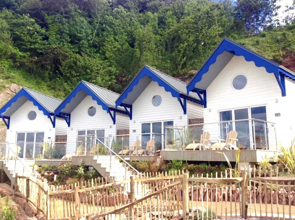 Beach Huts at The Cary Arms