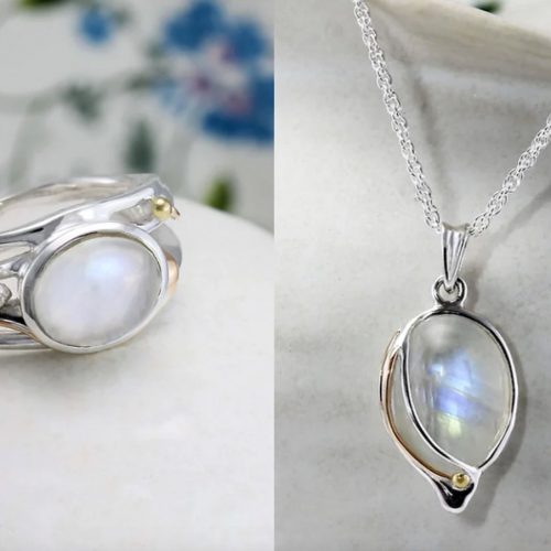 Win a Rainbow Moonstone Ring and Pendant Set from Isla Silver, worth £149