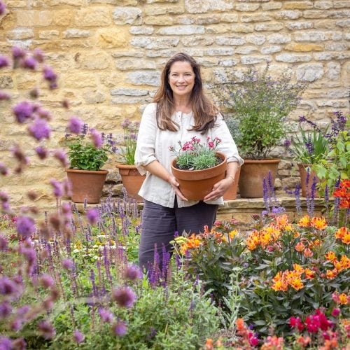 Muddy meets BBC garden guru, Rachel de Thame