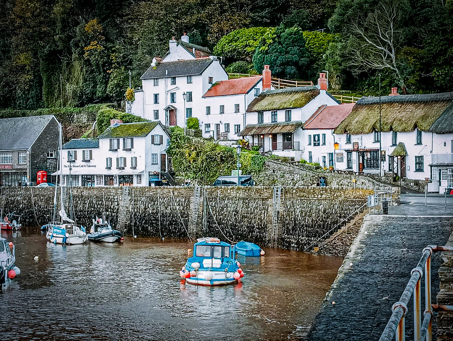 Rising Sun Lynmouth and harbour 