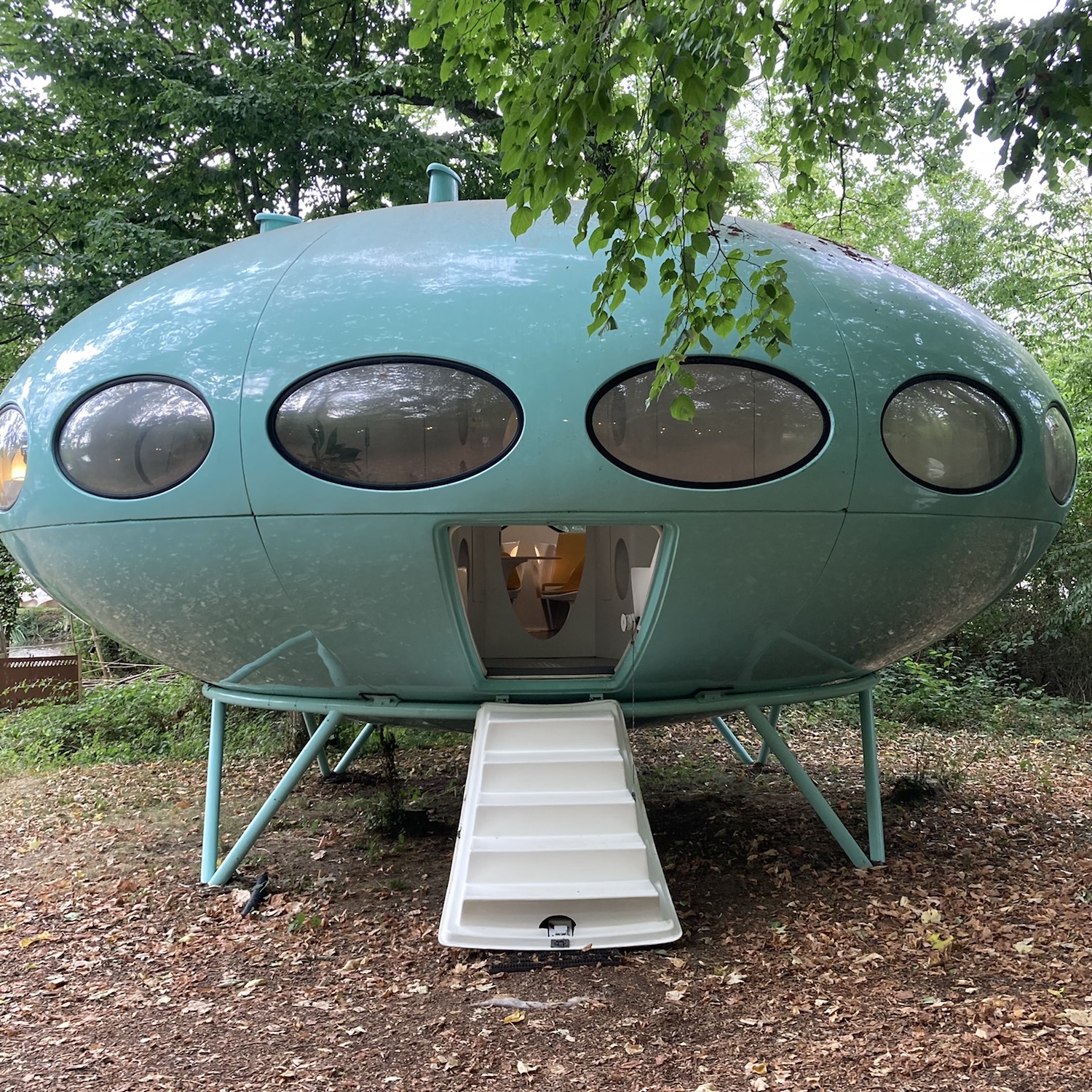 Review: Futuro House, Marston Park | Muddy Stilettos Dorset & Somerset ...