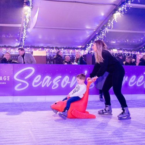 WIN! One of five family ice skating tickets at Braintree Village