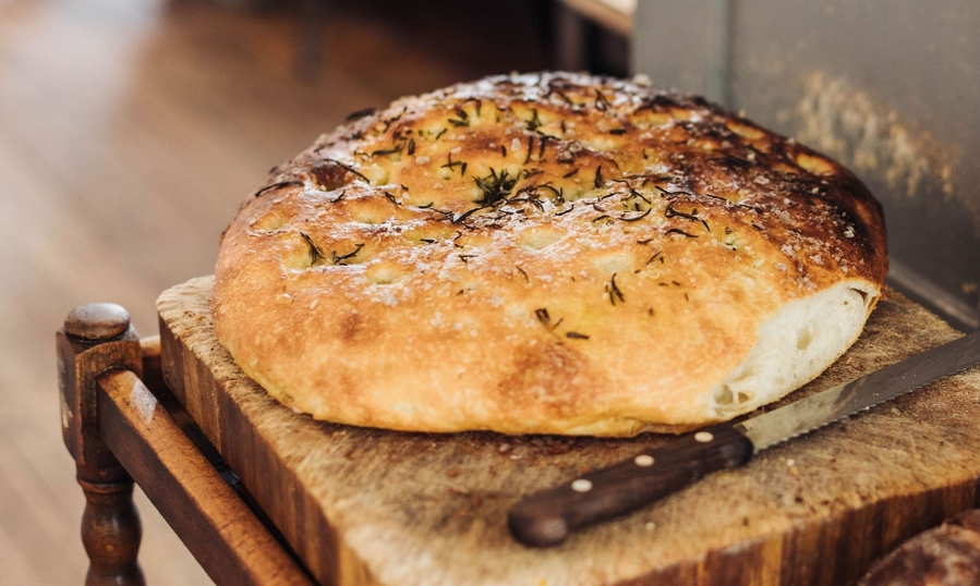Focaccia recipe - from The Fox &amp; Hounds at Hunsdon