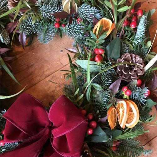 Christmas wreath making workshops in Herts &amp; Beds to book before they're gone!