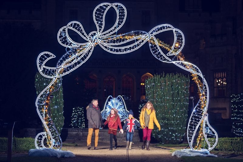 Ashridge house illuminated family