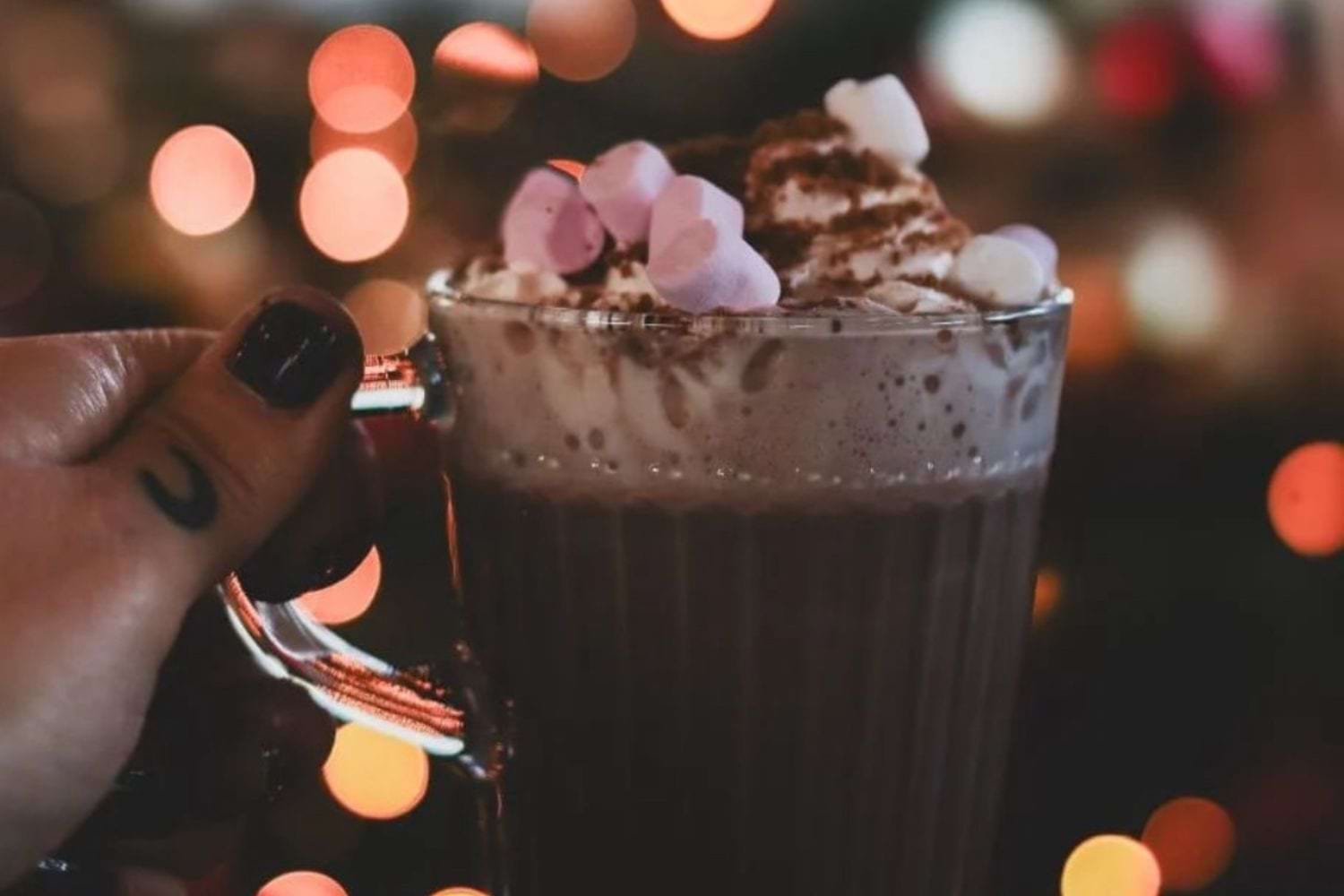 hot chocolate with marshmallows