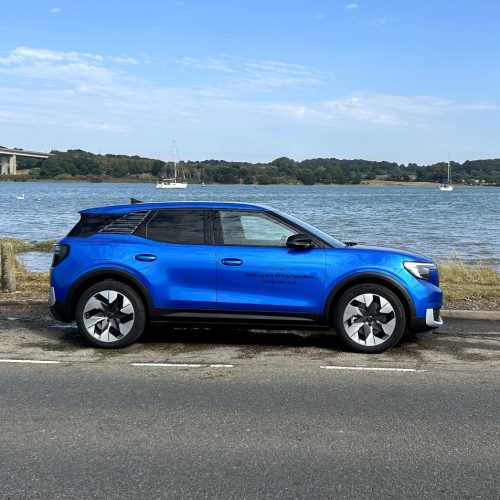 Adventure awaits! Muddy goes exploring in the new All-Electric Ford Explorer