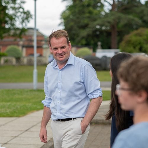 Head's up! Ben McCarey, Frensham Heights School