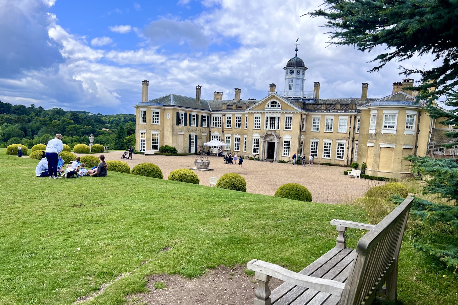 National Trust's Summer of Play at Polesden Lacey Surrey Muddy