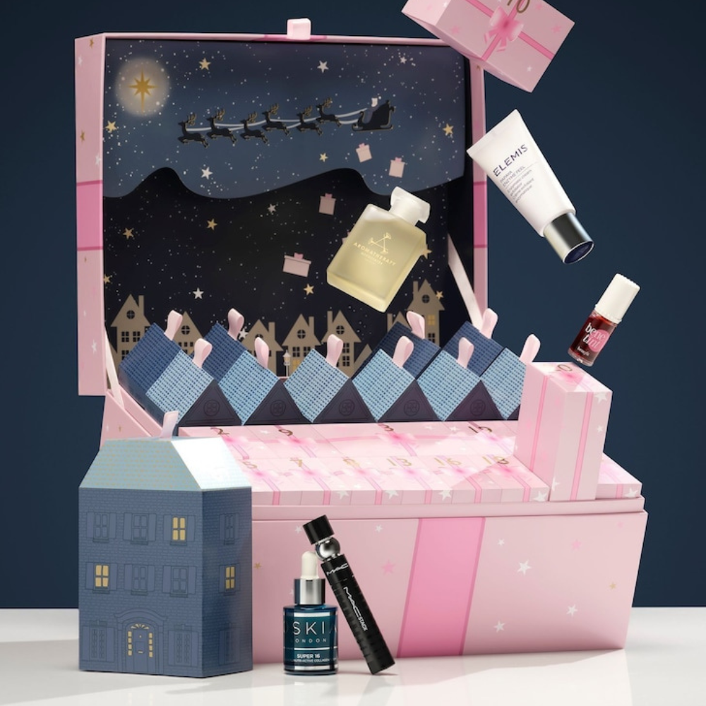 Next Beauty Advent Calendar Box and products