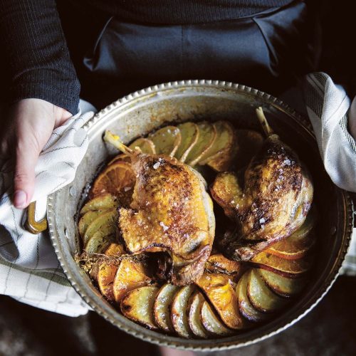 Skye McAlpine's roast duck legs with winter citrus recipe