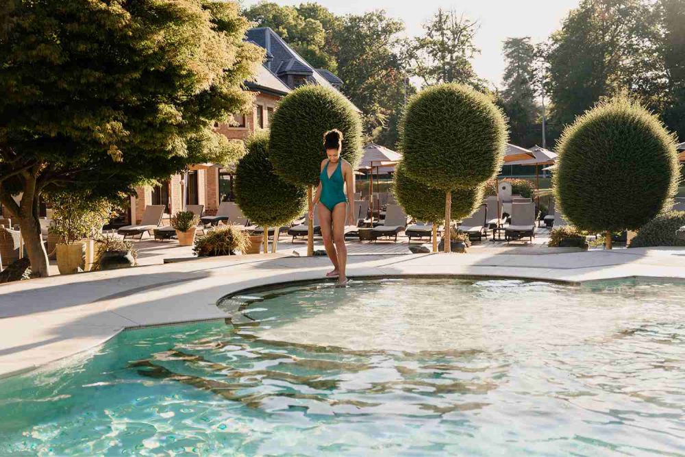 Pennyhill Park Hotel Bagshot Surrey spa outdoor pool