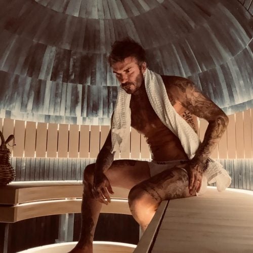 Sweat it like Beckham: why home saunas are hotting up