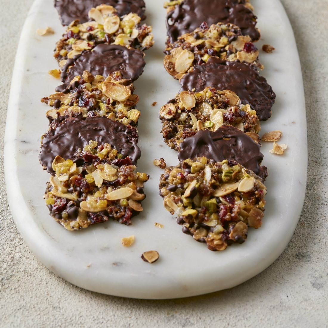 Recipe: Chocolate Florentines from The Get Ahead Christmas Cook